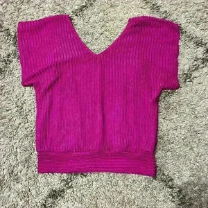 October breast cancer awareness unique blouse size L (J147)